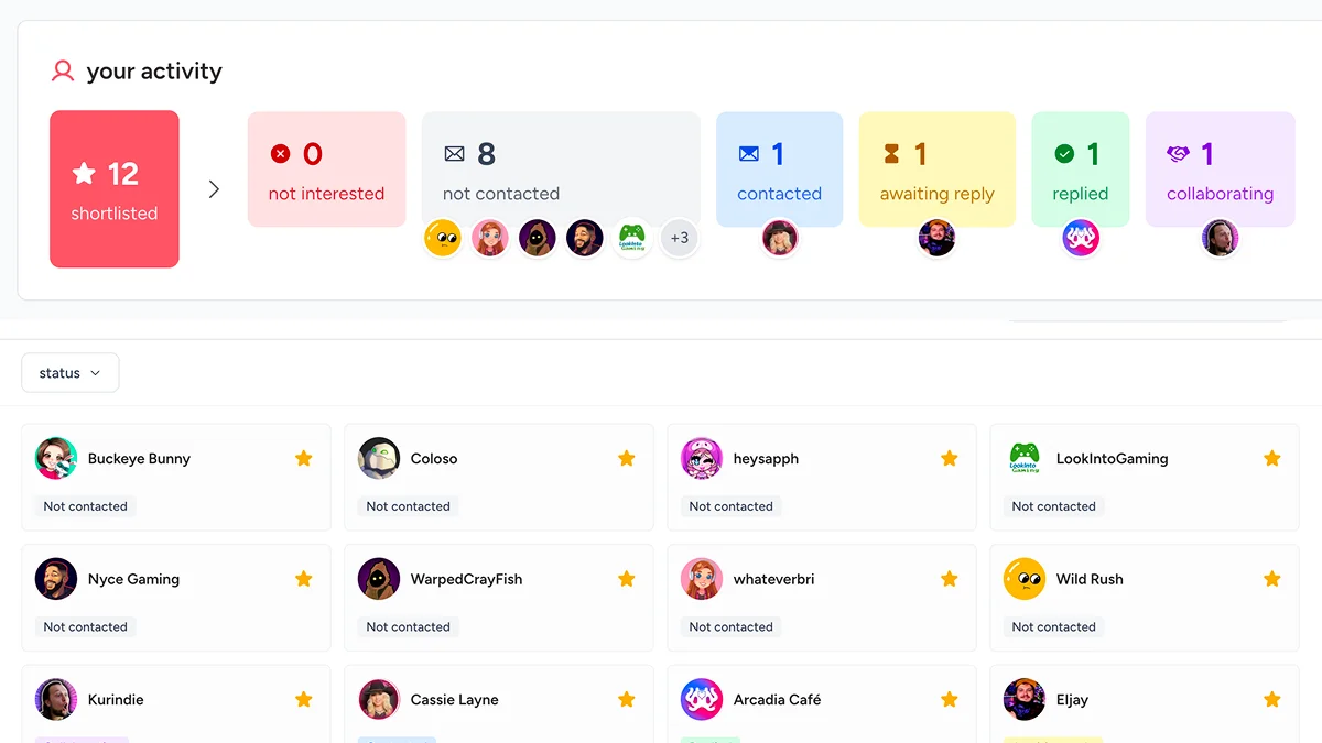 shortlist best matches